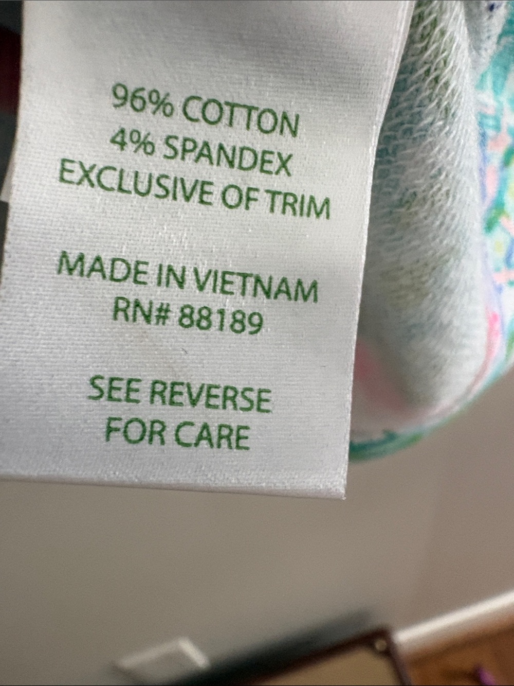 Lilly Pulitzer Teal and Pink Floral Half-Zip Pullover - Picture 11 of 12